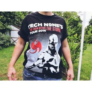 Black Tech N9ne Merch T-Shirt Rap Tees Hip Hop Tee